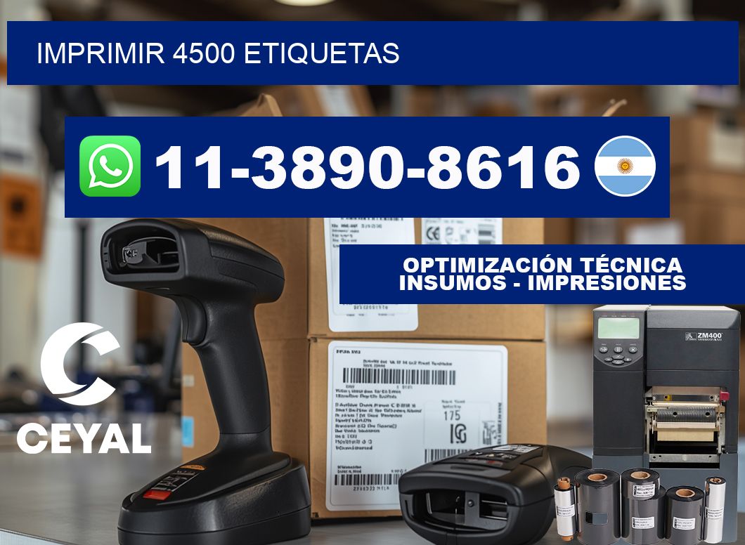 IMPRIMIR 4500 ETIQUETAS