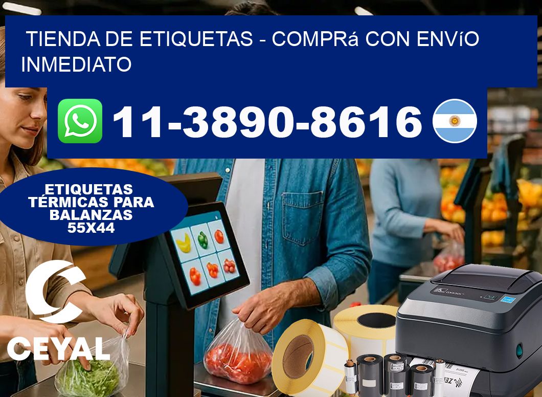 TIENDA DE ETIQUETAS – Comprá con envío inmediato