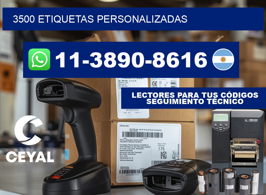 3500 ETIQUETAS PERSONALIZADAS