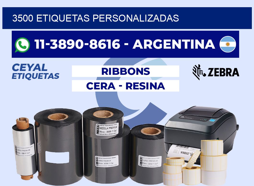 3500 ETIQUETAS PERSONALIZADAS