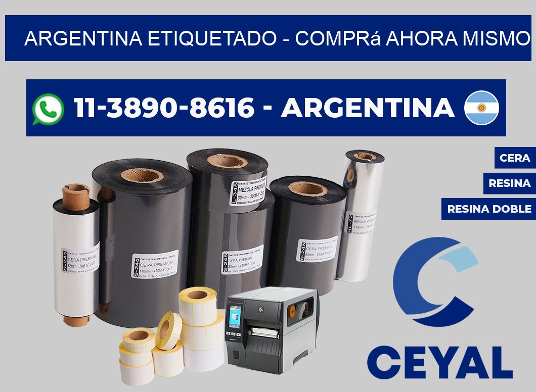 ARGENTINA ETIQUETADO - Comprá ahora mismo