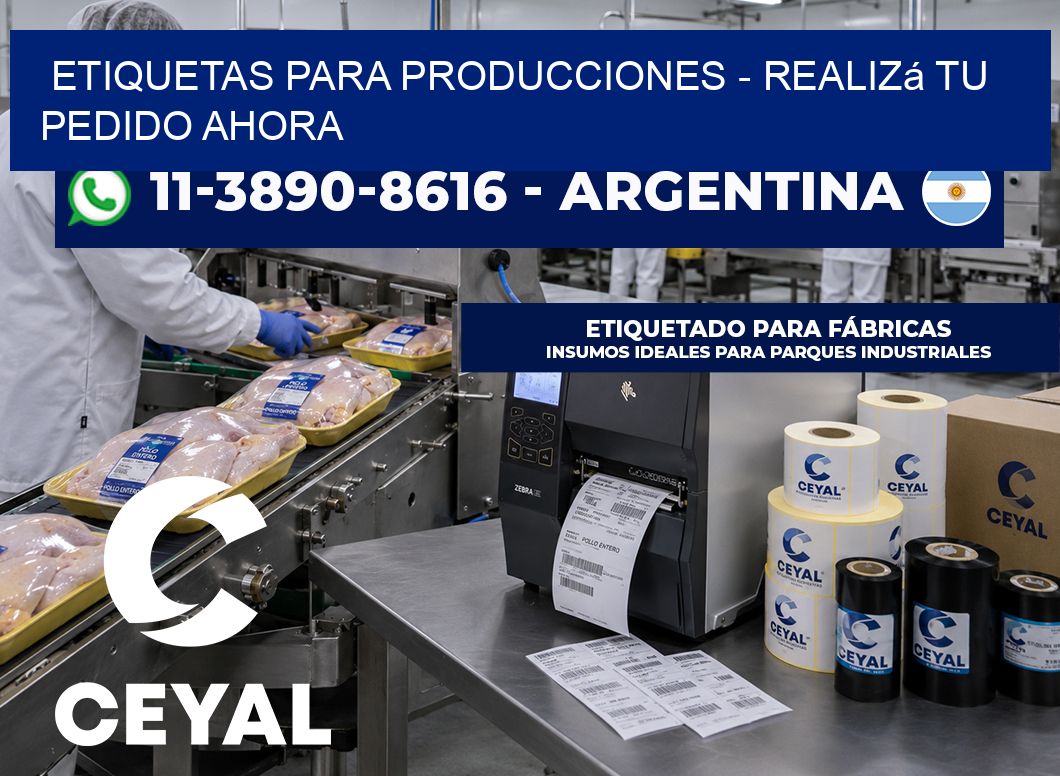 ETIQUETAS PARA PRODUCCIONES – Realizá tu pedido ahora