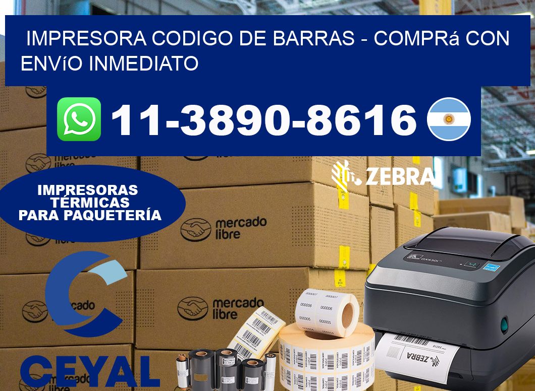 IMPRESORA CODIGO DE BARRAS - Comprá con envío inmediato