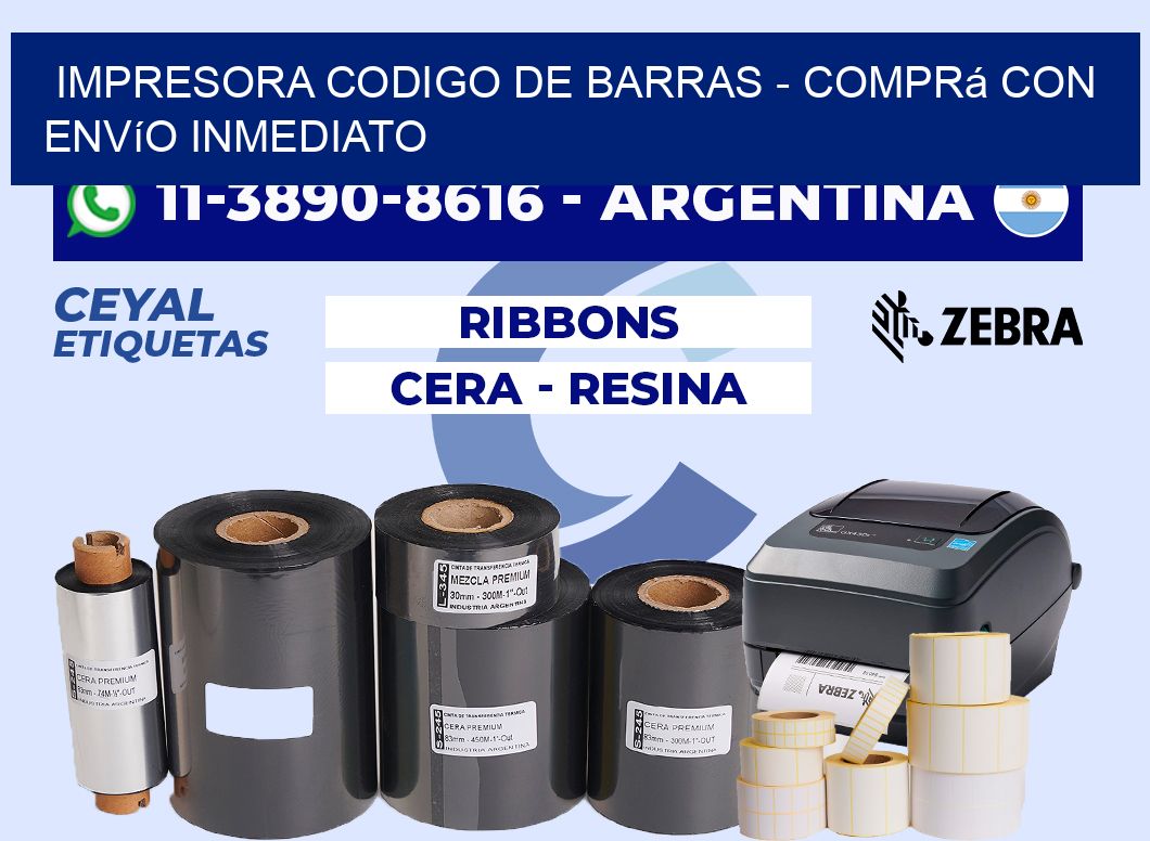 IMPRESORA CODIGO DE BARRAS - Comprá con envío inmediato