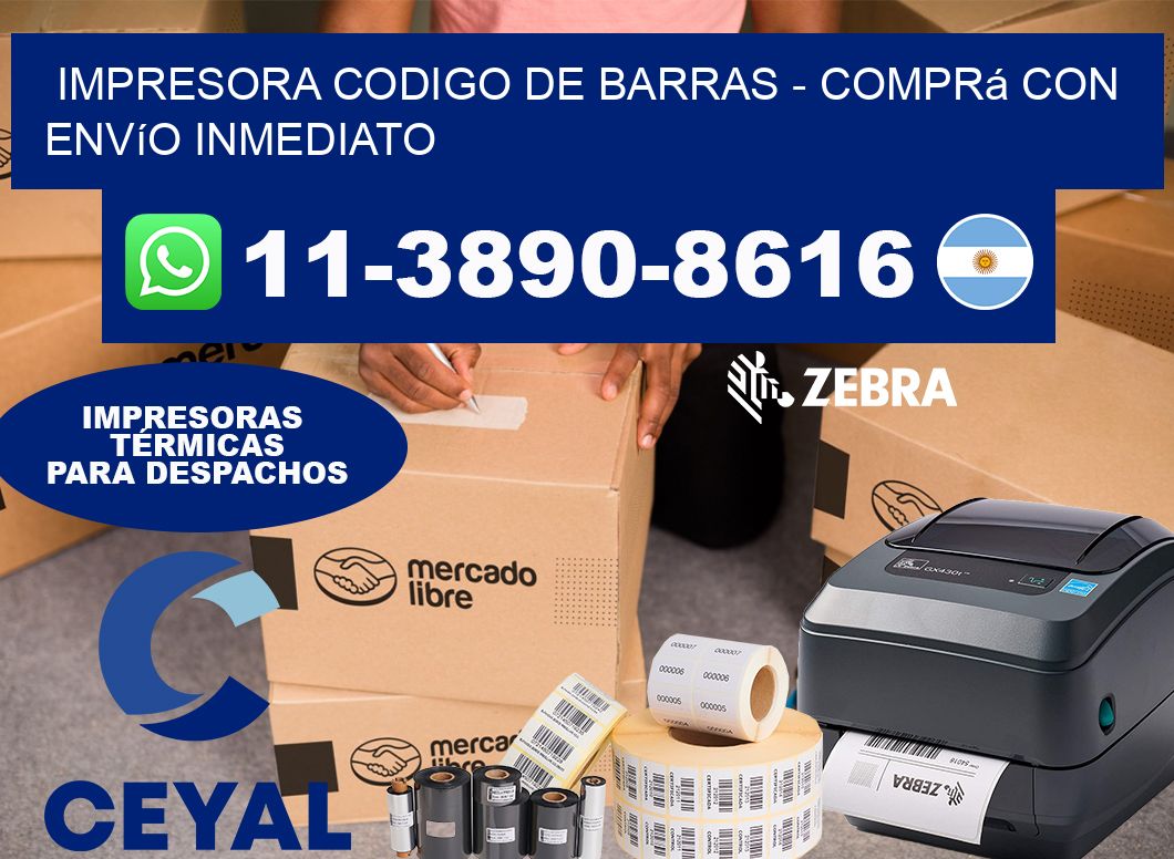 IMPRESORA CODIGO DE BARRAS – Comprá con envío inmediato