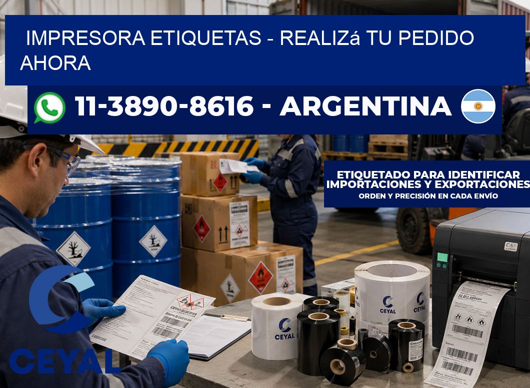 IMPRESORA ETIQUETAS – Realizá tu pedido ahora