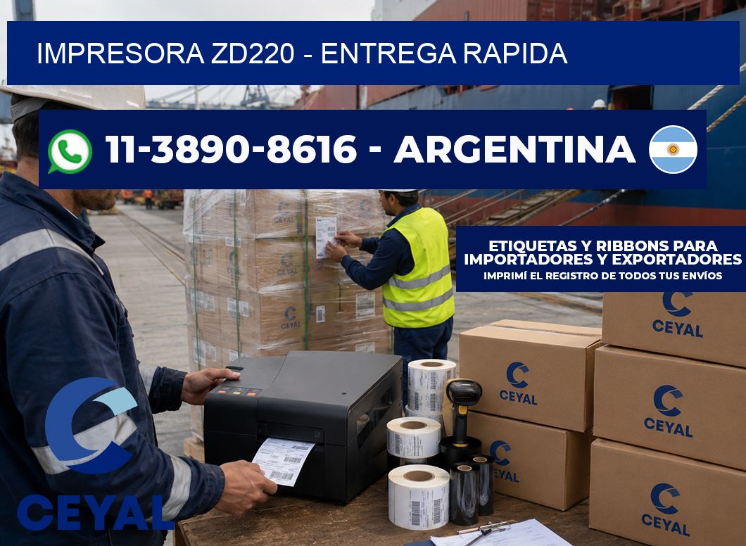 IMPRESORA ZD220 – entrega rapida