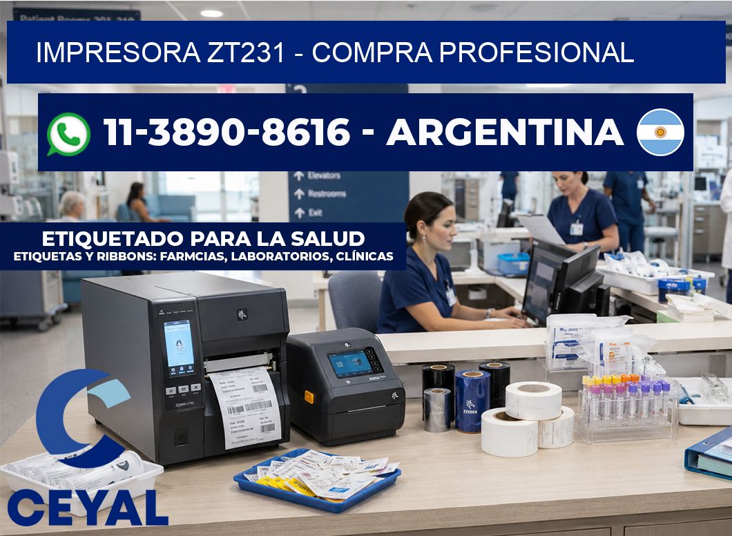 IMPRESORA ZT231 - Compra profesional