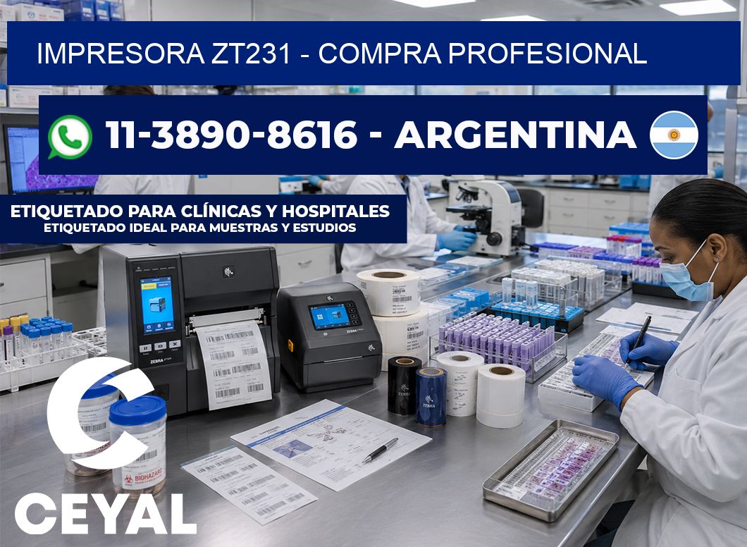 IMPRESORA ZT231 - Compra profesional
