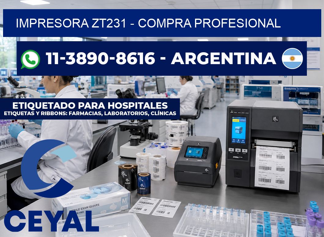 IMPRESORA ZT231 – Compra profesional