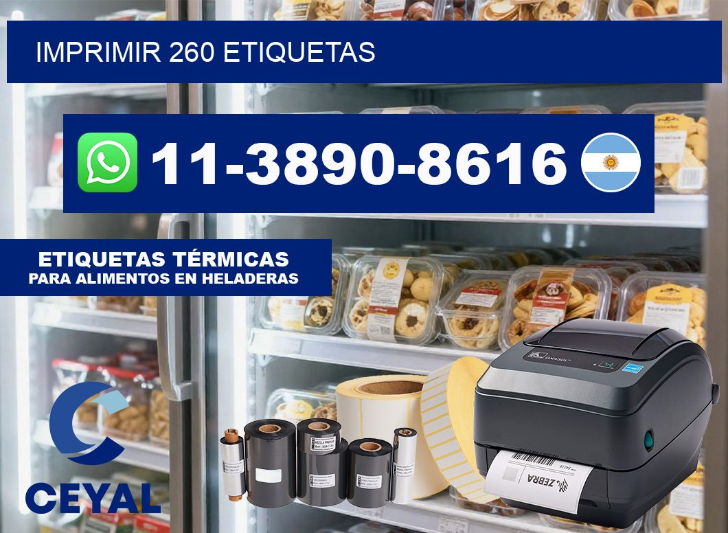 IMPRIMIR 260 ETIQUETAS