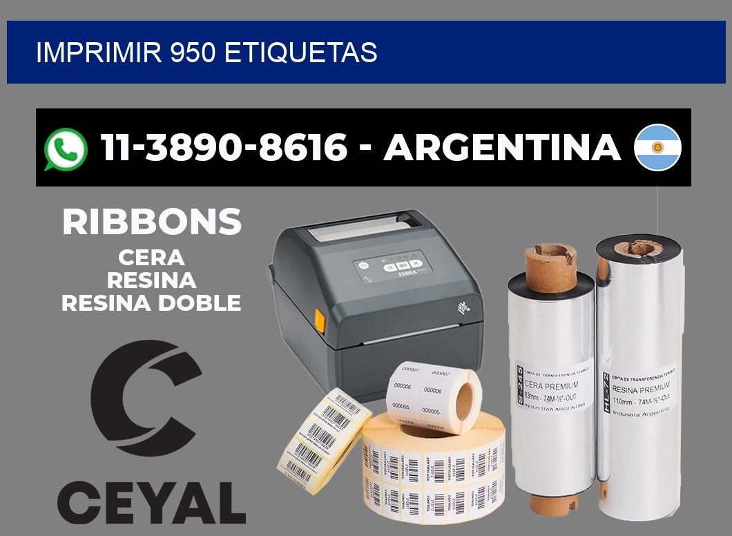 IMPRIMIR 950 ETIQUETAS