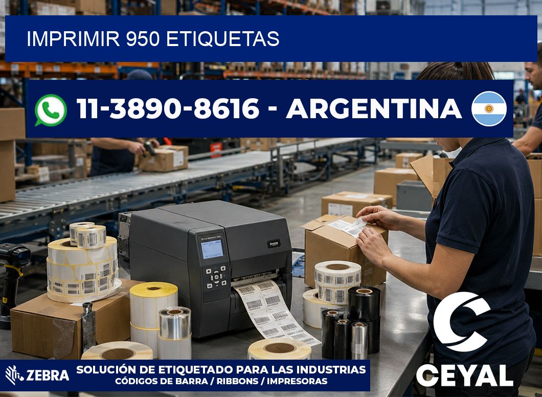 IMPRIMIR 950 ETIQUETAS