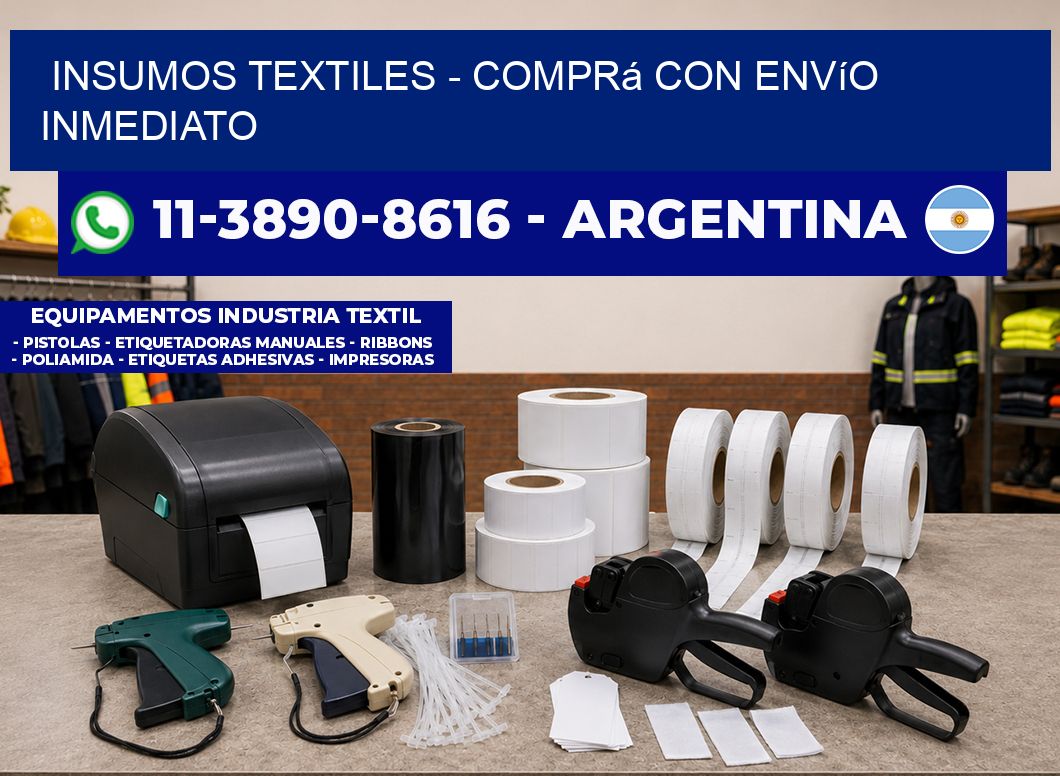 INSUMOS TEXTILES - Comprá con envío inmediato
