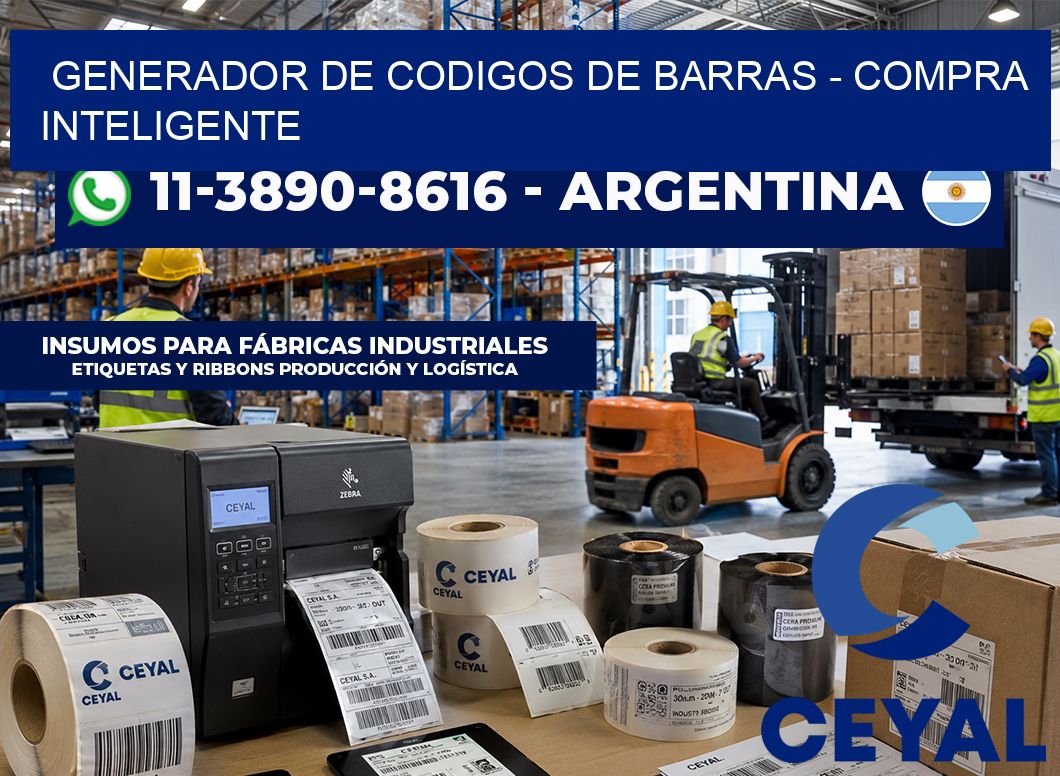 generador de codigos de barras - Compra inteligente