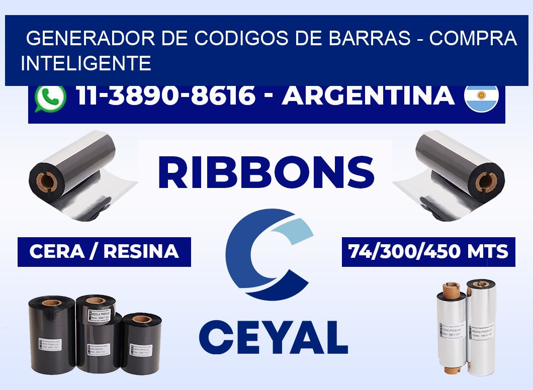 generador de codigos de barras - Compra inteligente