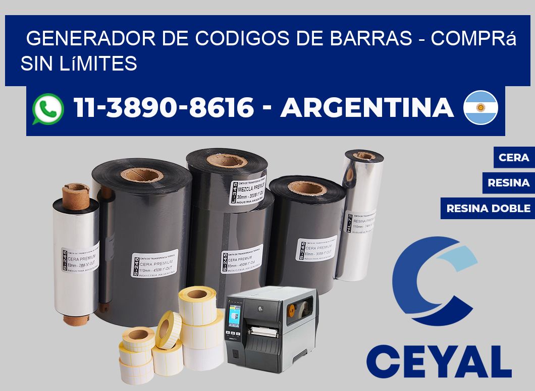 generador de codigos de barras - Comprá sin límites