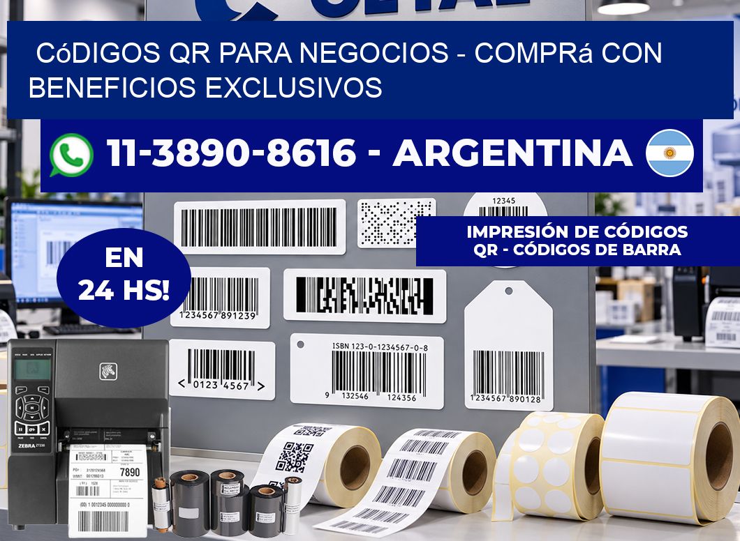 Códigos QR para Negocios - Comprá con beneficios exclusivos