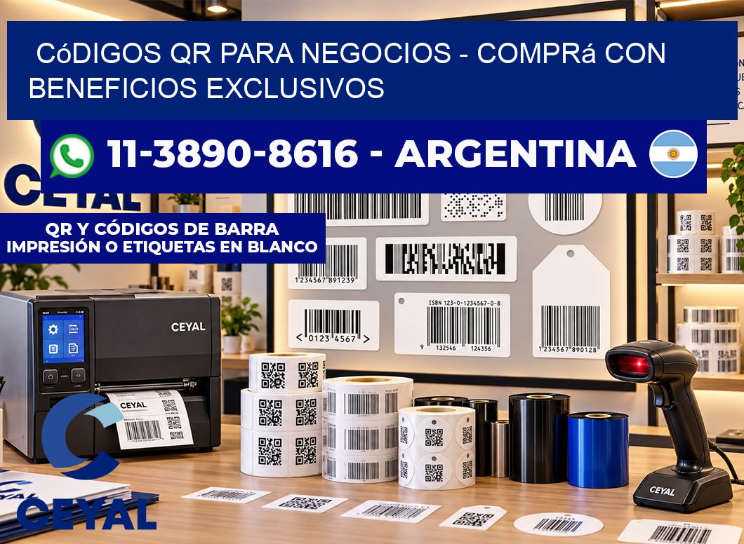 Códigos QR para Negocios - Comprá con beneficios exclusivos