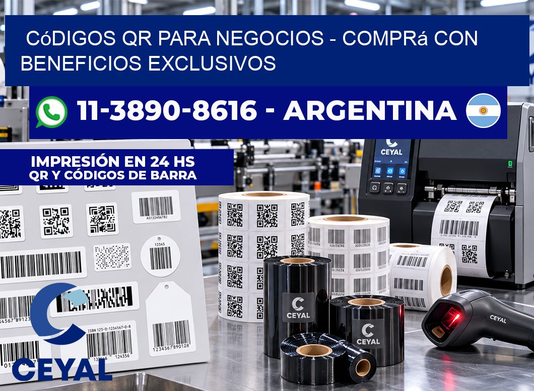 Códigos QR para Negocios - Comprá con beneficios exclusivos