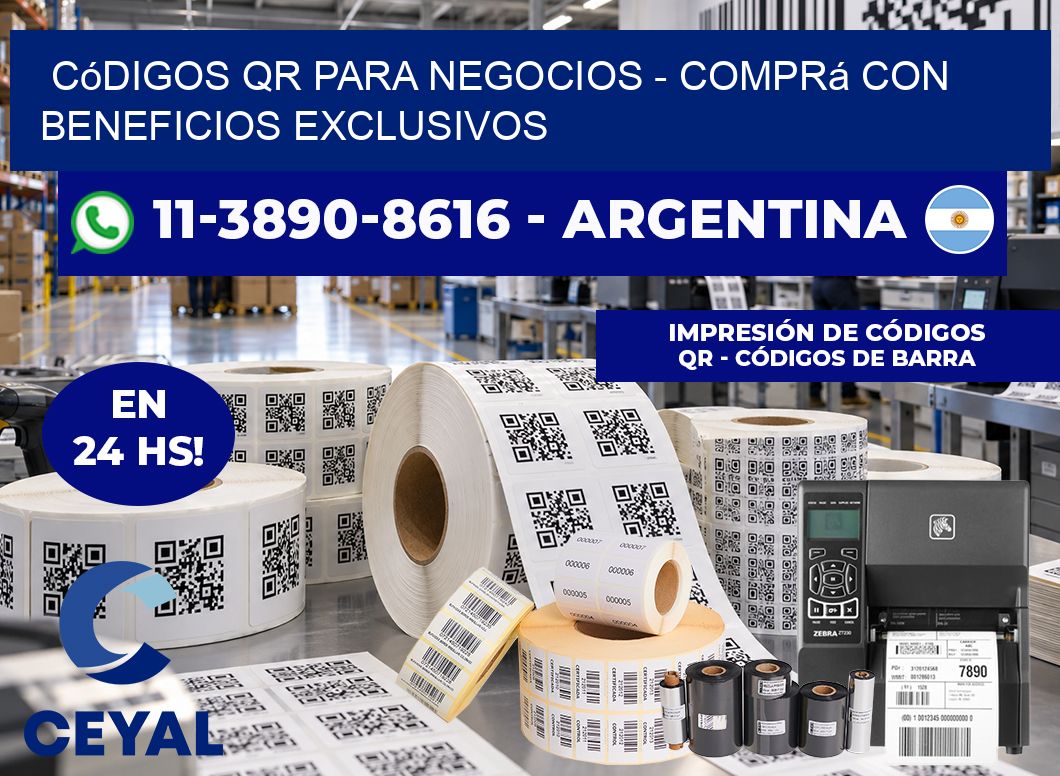 Códigos QR para Negocios - Comprá con beneficios exclusivos