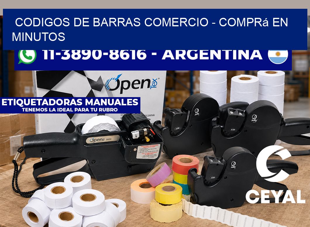 Codigos de barras comercio - Comprá en minutos