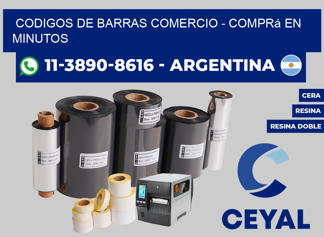 Codigos de barras comercio - Comprá en minutos