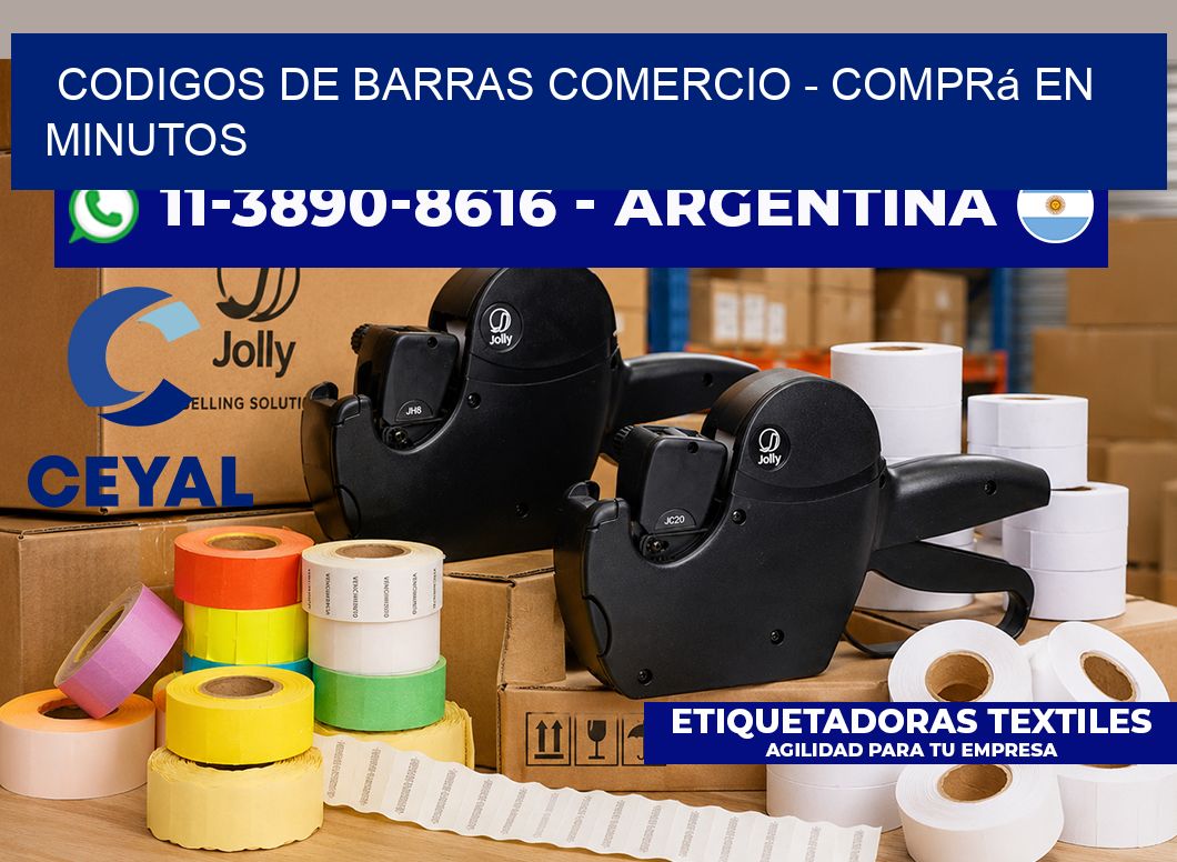 Codigos de barras comercio – Comprá en minutos