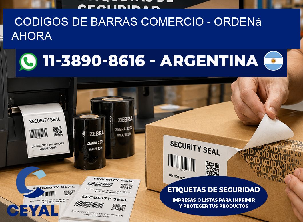 Codigos de barras comercio - Ordená ahora