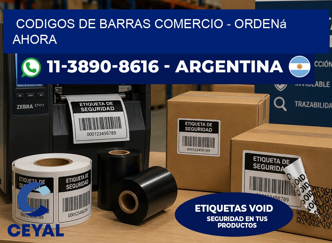Codigos de barras comercio - Ordená ahora