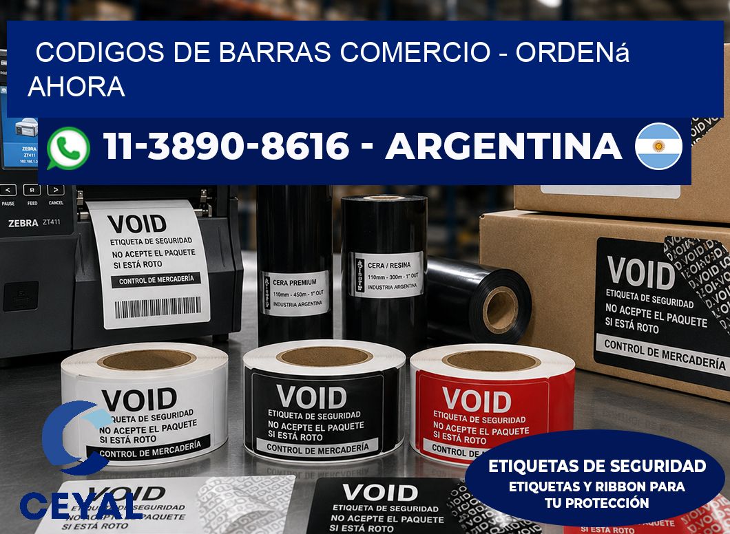 Codigos de barras comercio – Ordená ahora