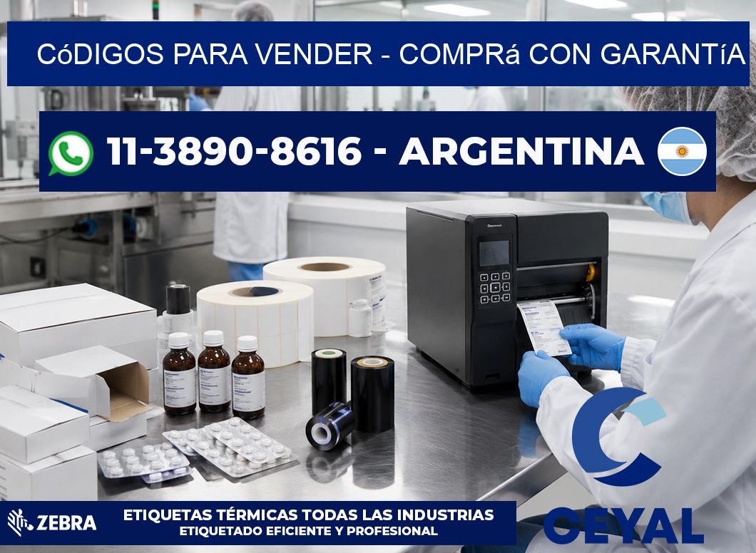 Códigos para vender - Comprá con garantía