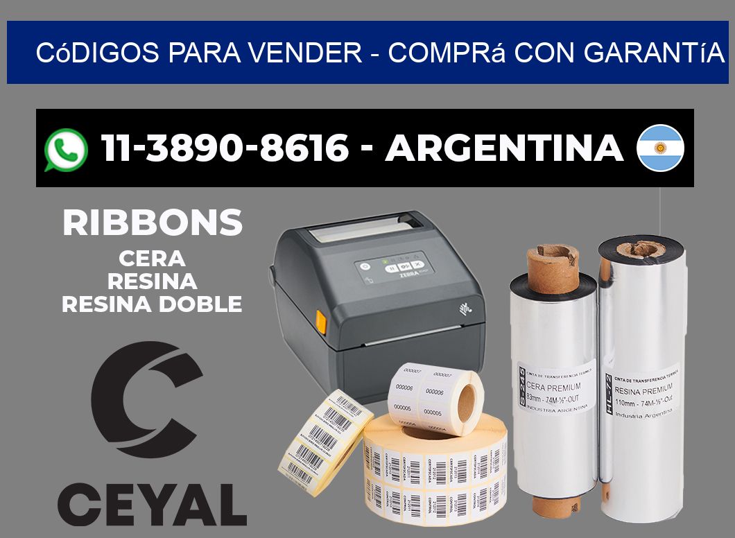 Códigos para vender - Comprá con garantía