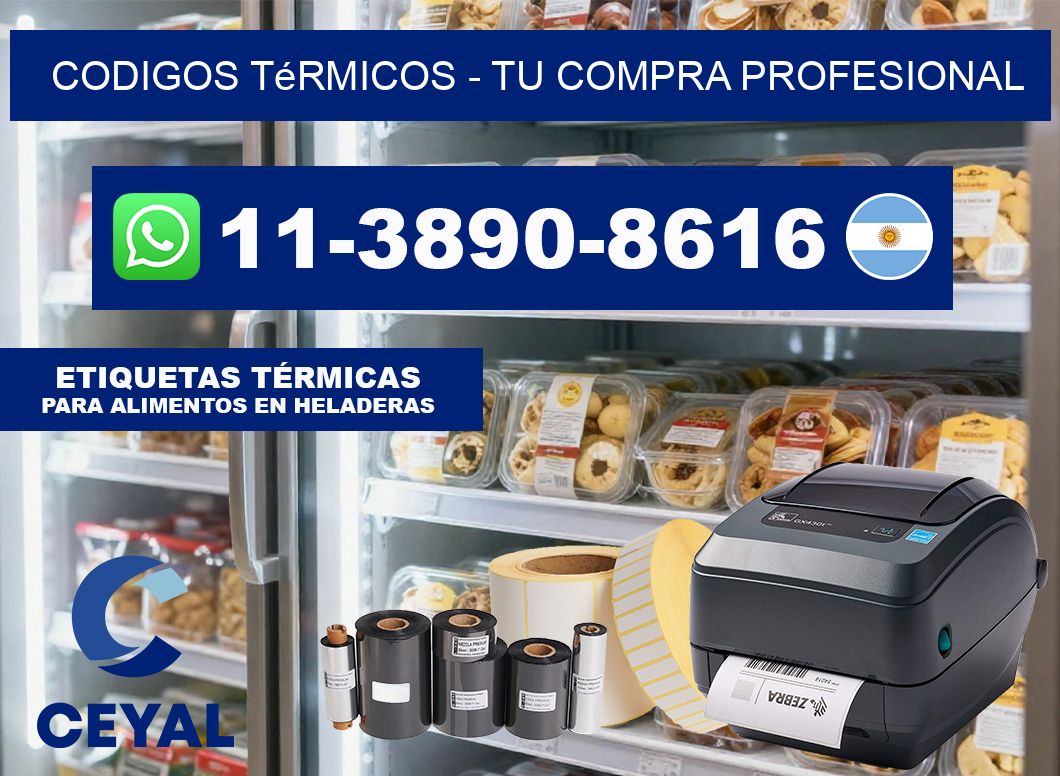 Codigos térmicos - Tu compra profesional