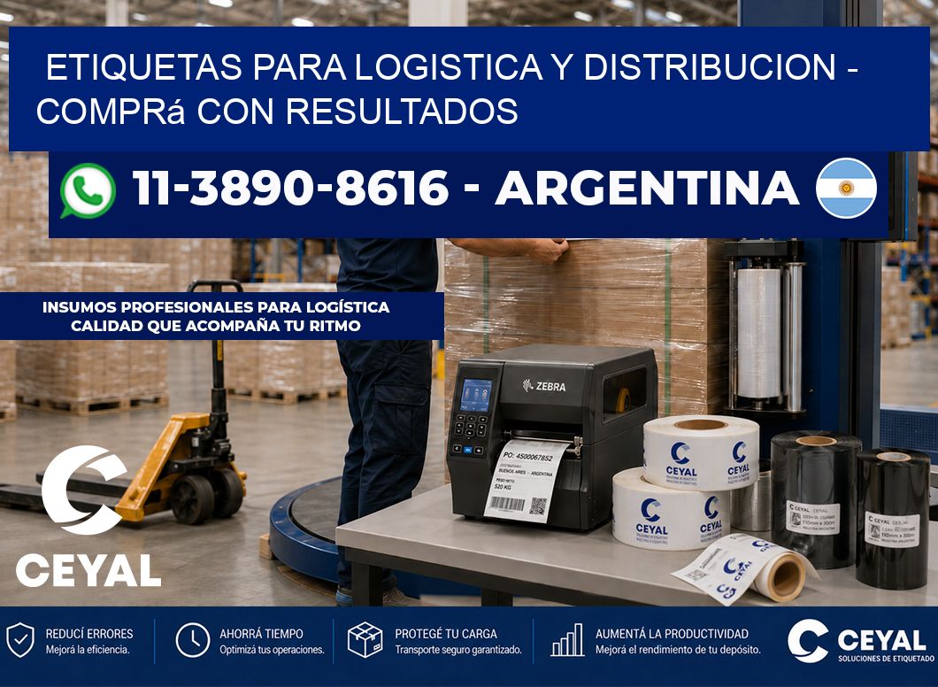 ETIQUETAS PARA LOGISTICA Y DISTRIBUCION - Comprá con resultados