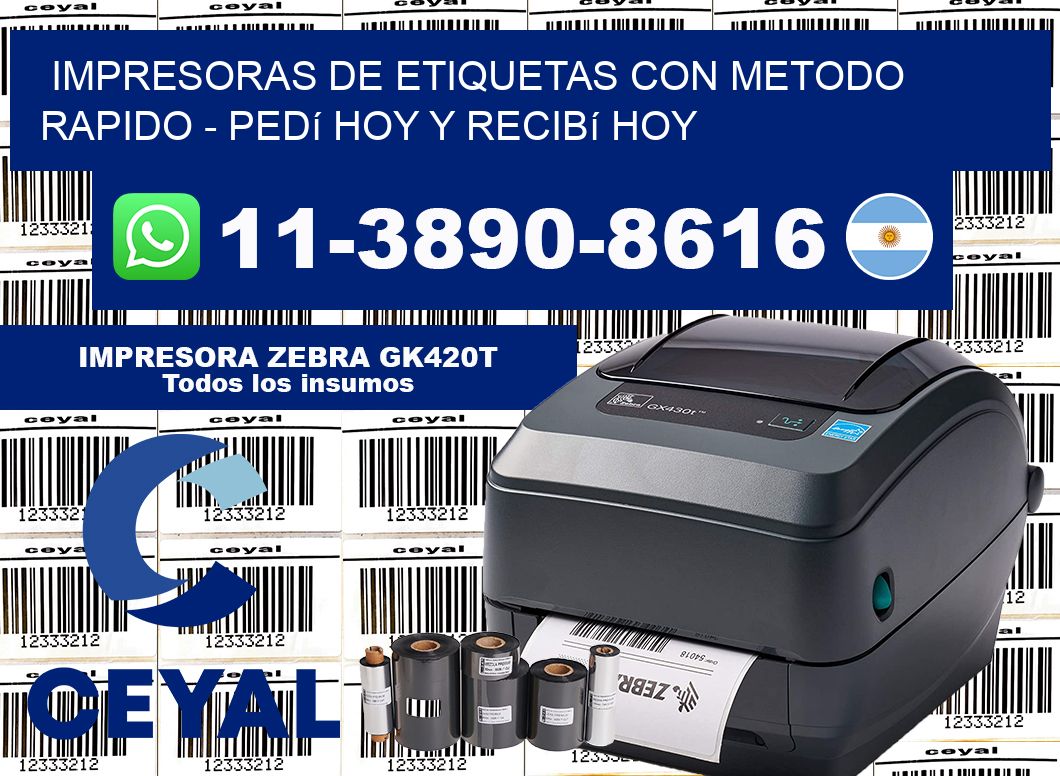 IMPRESORAS DE ETIQUETAS CON METODO RAPIDO – Pedí hoy y recibí hoy