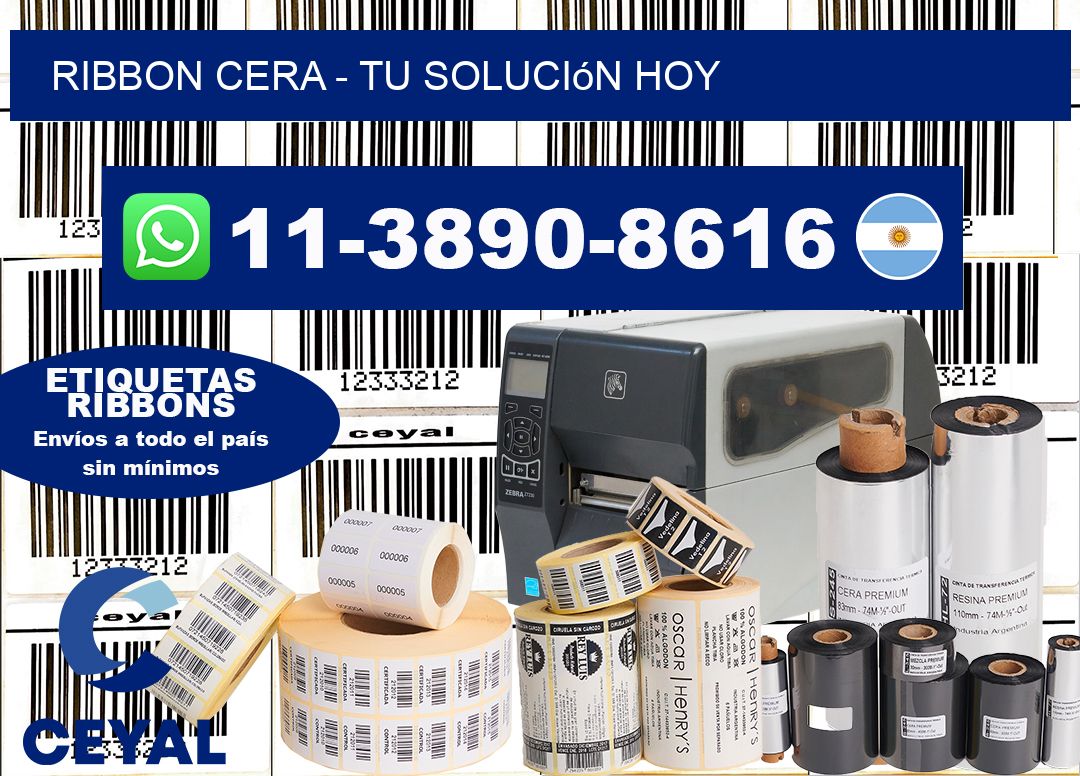 Ribbon cera - Tu solución hoy