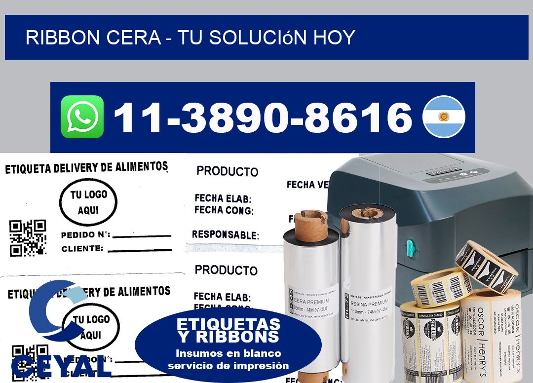 Ribbon cera - Tu solución hoy