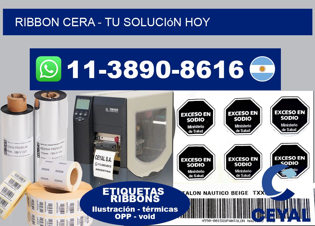 Ribbon cera – Tu solución hoy