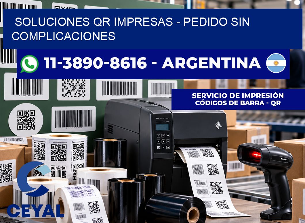 Soluciones QR Impresas - Pedido sin complicaciones