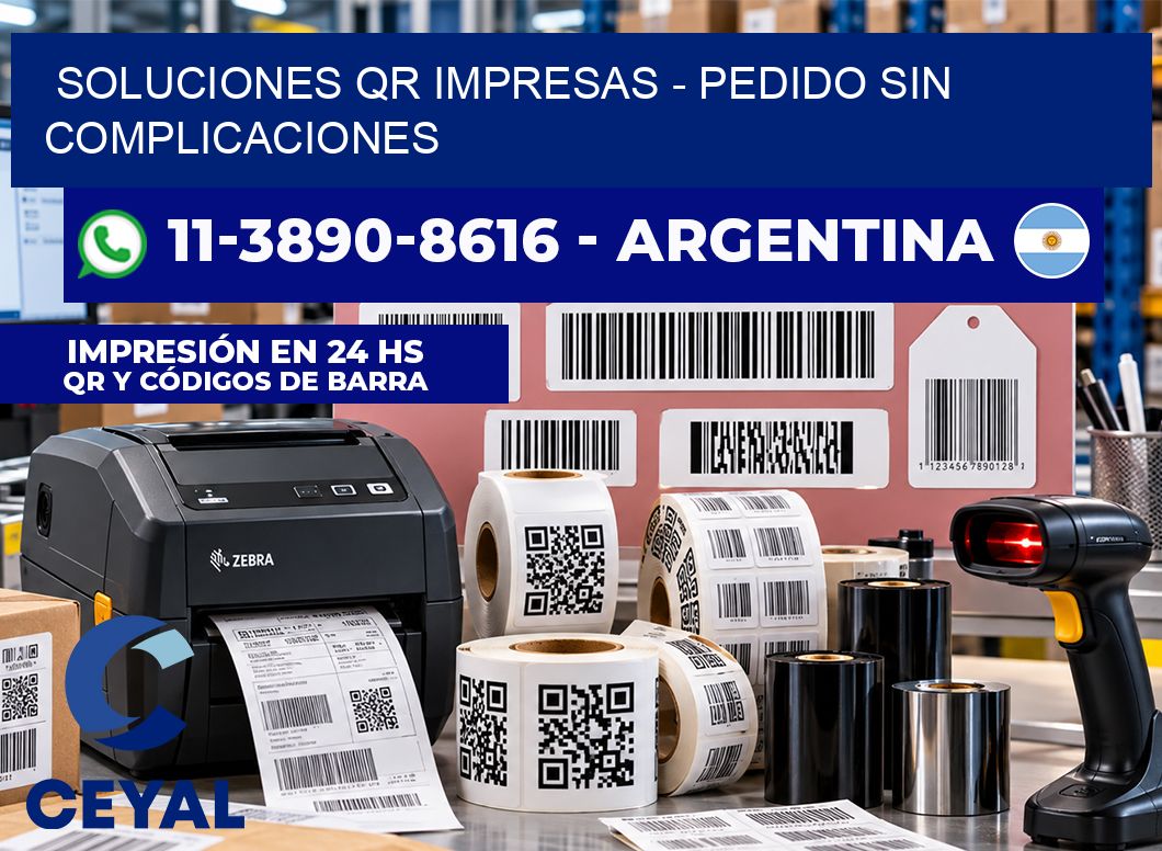 Soluciones QR Impresas - Pedido sin complicaciones