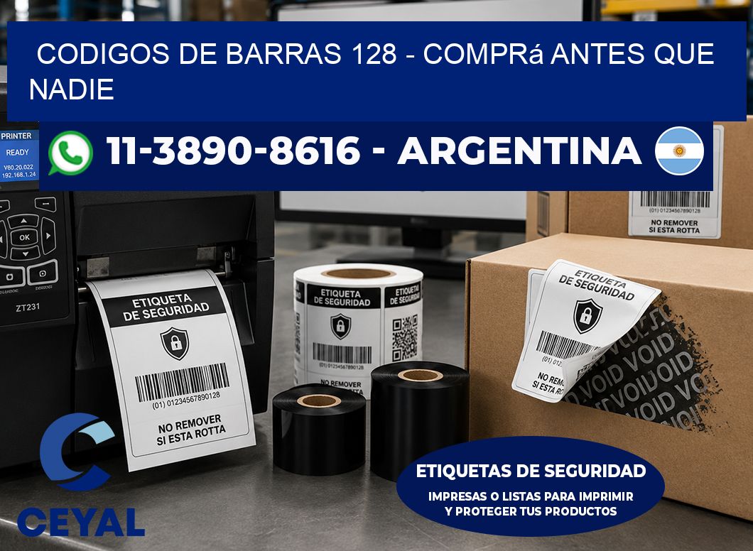codigos de barras 128 - Comprá antes que nadie