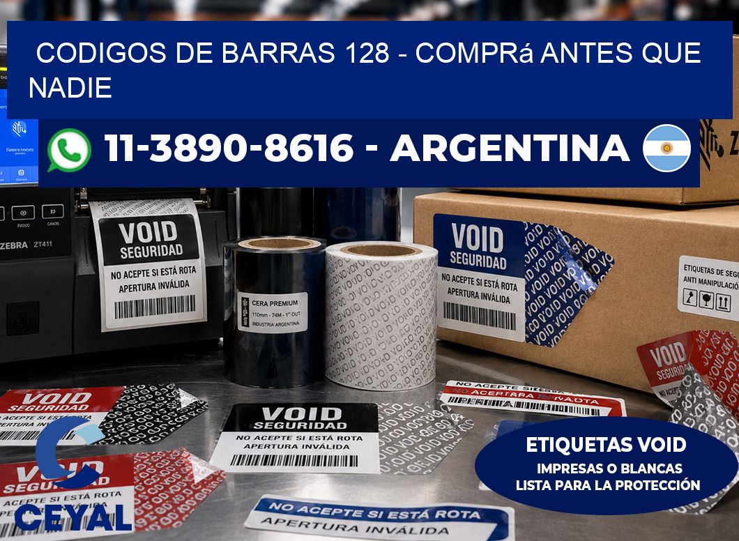 codigos de barras 128 - Comprá antes que nadie