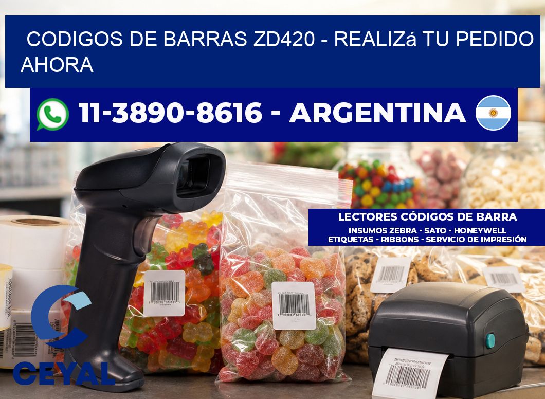 codigos de barras zd420 – Realizá tu pedido ahora