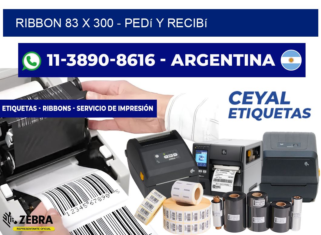 ribbon 83 x 300 - Pedí y recibí