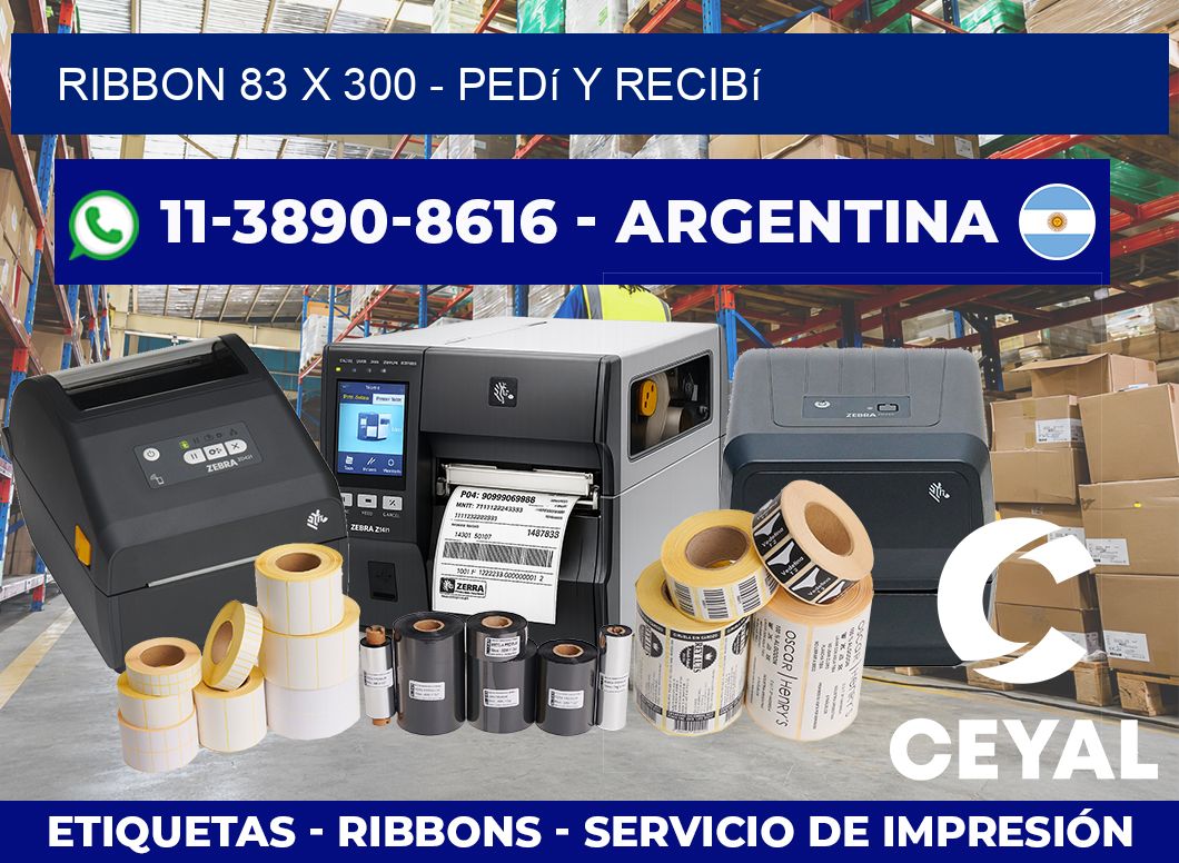 ribbon 83 x 300 – Pedí y recibí