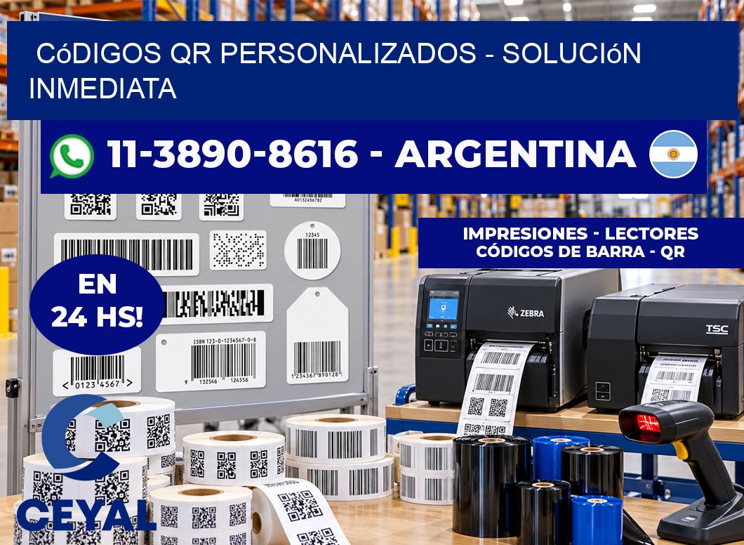 Códigos QR Personalizados - Solución inmediata