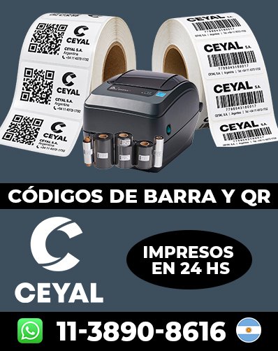 Códigos de barras Profesionales - Pedido eficiente