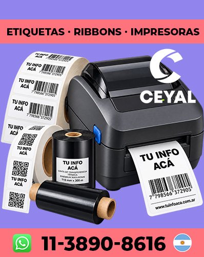 Códigos de barras para identificación de prendas zebra GK420t