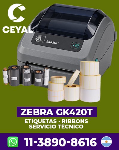 ETIQUETADORA ZEBRA NEUQUEN ARGENTINA